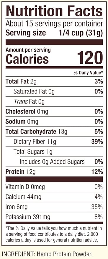 Bob's Red Mill Hemp Protein Powder, 16oz (Pack of 4) - Non GMO, Vegan, Paleo Friendly, Keto Friendly, Kosher