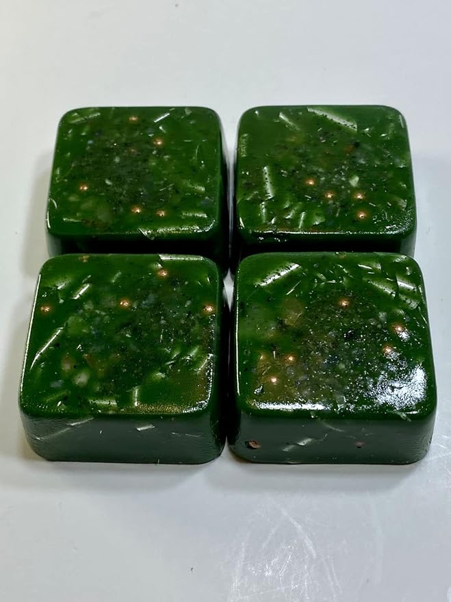 Green Chromium Oxide 2 Mini Cube Tower Busters Crystal Orgone (Green Chromium Oxide)
