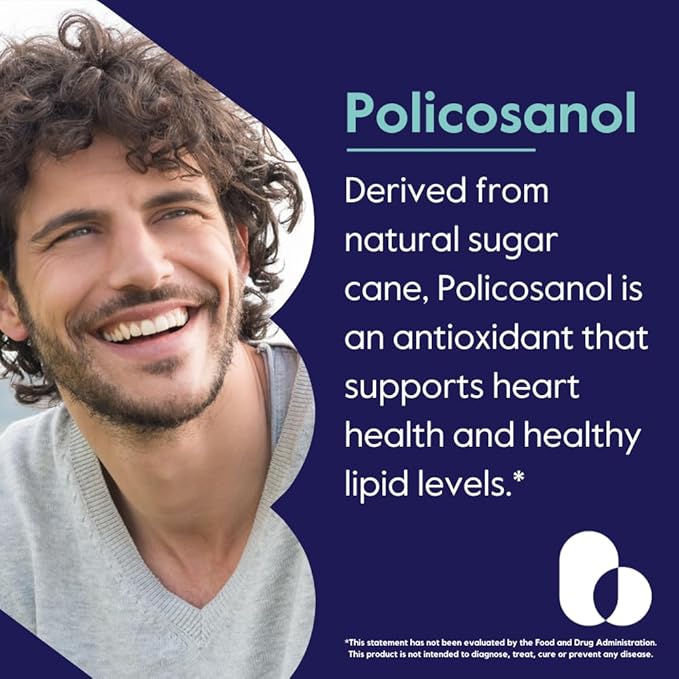 BESTVITE Policosanol 25mg (360 Vegetarian Capsules) (180 x 2) - No Stearates - No Flow Agents - Vegan - Non GMO - Gluten Free