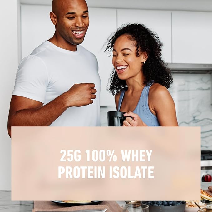 Isopure Zero Carb 100% Pure Whey Isolate Protein Powder, Lactose Free, Gluten Free, with Vitamins, Unflavored, 25g Protein Per Serving, 4.5 Lbs, 50 Servings