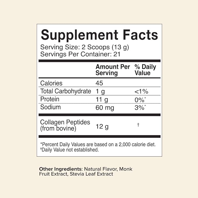 Great Lakes Wellness Collagen Peptides Powder for Skin, Hair, Nails, Joints & Digestion - Vanilla Flavored - Quick Dissolve Hydrolyzed, Non-GMO, Kosher - 10 oz