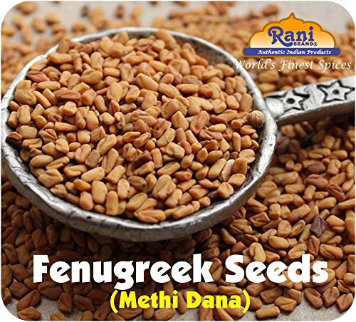 Rani Fenugreek (Methi) Seeds Whole 400oz (25lbs) 11.36kg Bulk Box, Trigonella foenum graecum ~ All Natural | Vegan | Gluten Friendly | Non-GMO | Indian Origin, used in cooking & Ayurvedic spice