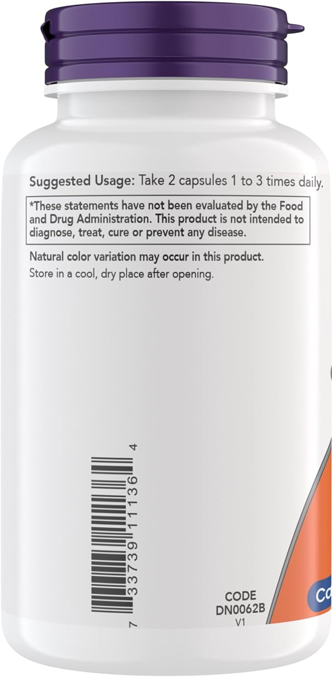 Now Supplements, L-Carnitine 250 mg, Purest Form*, Amino Acid*, Fitness Support*, Metabolic Support 120 Vegetarian Capsules, Gluten Free, Vegan, Kosher, Non-GMO