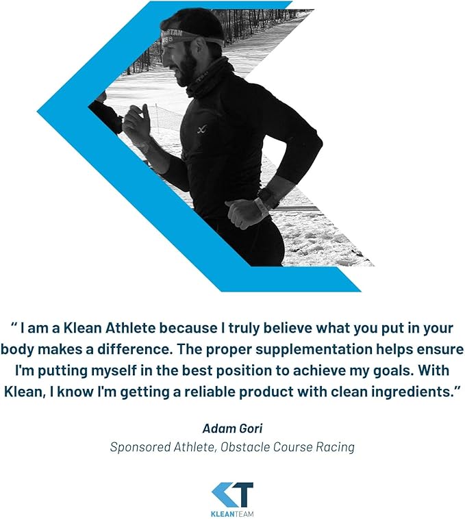 Klean ATHLETE | Klean Casein Protein | Designed to Help with Recovery and Reduce Muscle Breakdown.* | NSF Certified for Sport | 21.6 Ounces | Natural Vanilla Custard Flavor