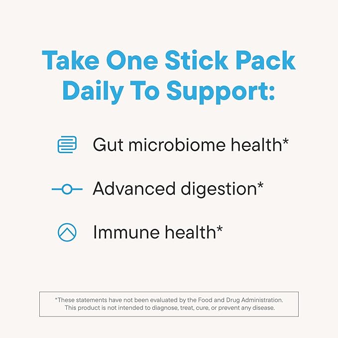 Nouri Daily StayWell Digestive & Immunity Drink Mix | Probiotics, Prebiotics, Colostrum, L-Glutamine, Magnesium, Manganese, Zinc, Vitamins for Gut Health, Digestion & Immune Support | 30 Stick Packs