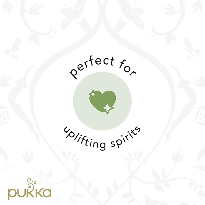Pukka Herbal Teas Love Organic Rose Chamomile and Lavender Tea - Caffeine Free - 20 Bags