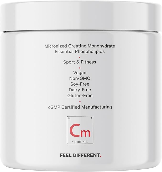 Codeage Liposomal Creatine Powder Supplement, Pure Creatine Monohydrate 5000mg, Pre Workout & Post Workouts - Unflavored Creatine, Micronized Creatine Powder - Creatinine for Sports - 30 Servings