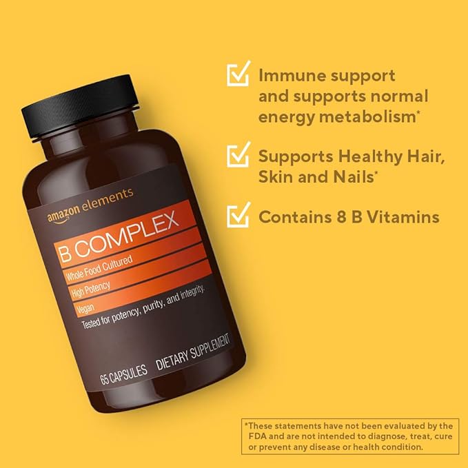 Amazon Elements B Complex, 65 Capsules