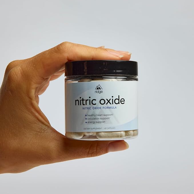 Nitric Oxide Booster Heart, Circulation and Blood Pressure Support with L-Citrulline, L-Arginine, and Energy Enhancers
