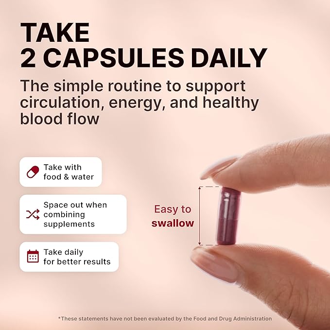 Nature's Pure Blend Organic Beet Root Powder Capsules – Beet Root Capsules & Beets Supplements for Circulation – L Arginine – Nitric Oxide Supplements – 1500MG