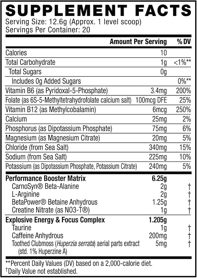 Cellucor C4 Sport Pre Workout Powder - NSF Certified for Sport - Elite Hydration - 200mg Caffeine + Creatine + Beta-Alanine - Electrolytes and Energy Supplement - Hawaiian Punch, 20 Servings