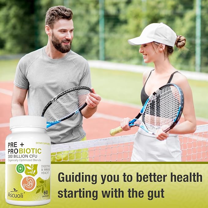 Probiotics for Women & Men - 300 Billion CFU, 22 Strains + 15 Organic Herbs Prebiotics Blend, Daily Probiotic for Digestive Health, Immune, Gut, Bloating - 120 Vegetarian Capsule (120-Days Supply)