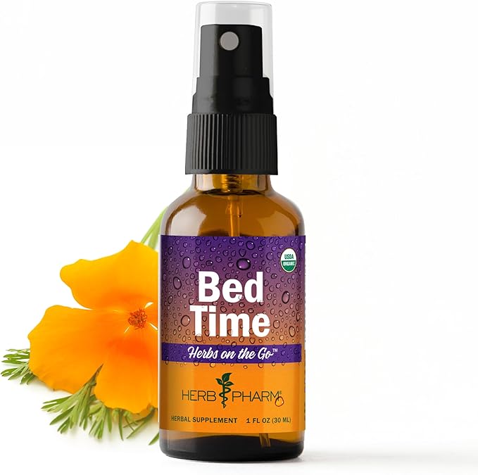 Herb Pharm Herbs on The Go Portable Spray, Bed Time 1 Fl Oz