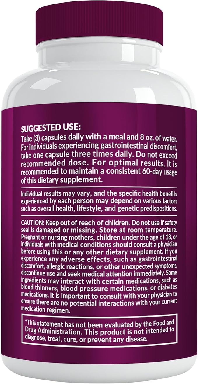 26-in-1 Nitric Oxide Supplement - Heart & Circulation Support with CoQ10, Turmeric, Organic Beet Root, Hawthorn Berry & Garlic - 2103mg per Serving (120ct, Pack of 2)