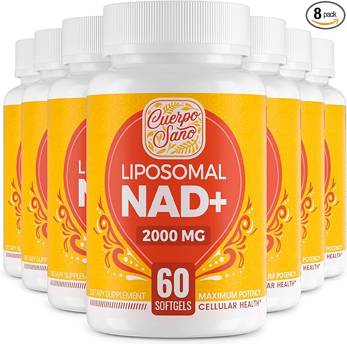 2000 MG NAD Supplement, Liposomal NAD+ with High Absorption, More Efficient Than Nicotinamide Riboside, Pure & Plus Boosting Supplement, Aging Defense, Metabolism & Cellular, 480 softgels