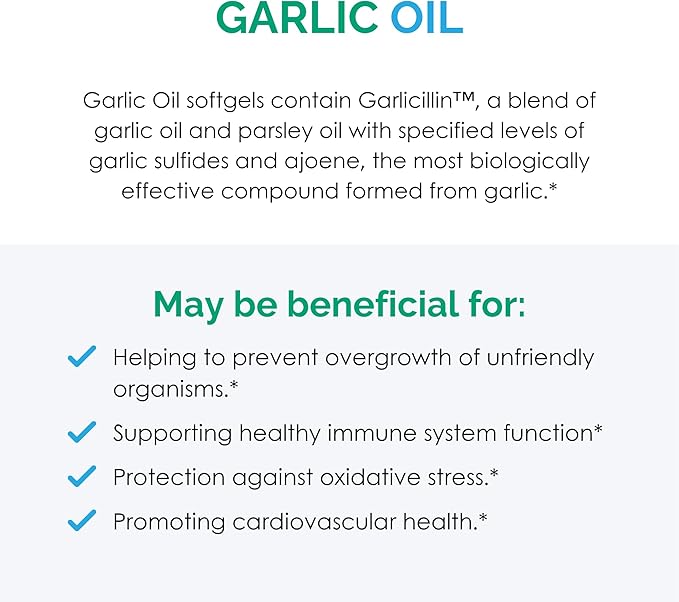 Rootcology by Dr. Izabella Wentz | Garlic Oil | Softgels with Garlic Oil and Parsley Oil, Enteric-Coated to Reduce Odor | Supporting Immune System and Cardiovascular Health | 60 Softgels