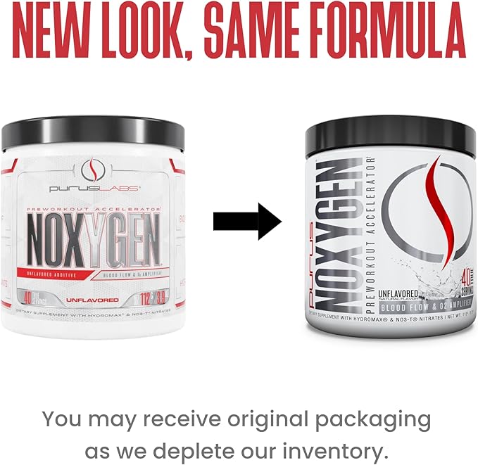 Purus Labs NOXYGEN Powder, 40 Servings (Unflavored)