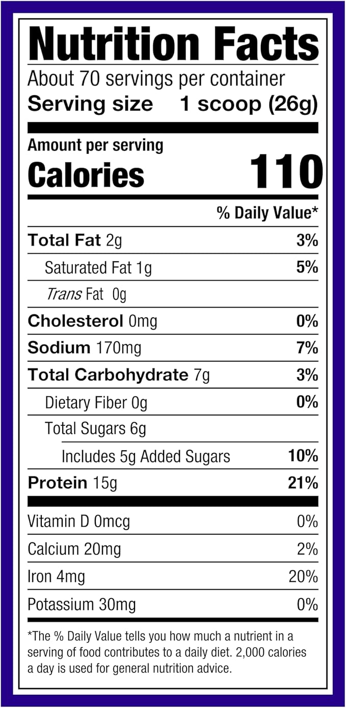 Vega Protein Made Simple Vanilla XL Value Tub (70 Servings) Stevia Free Vegan Protein Powder, Plant Based, Healthy, Gluten Free, Pea Protein for Women and Men, 3.9lbs