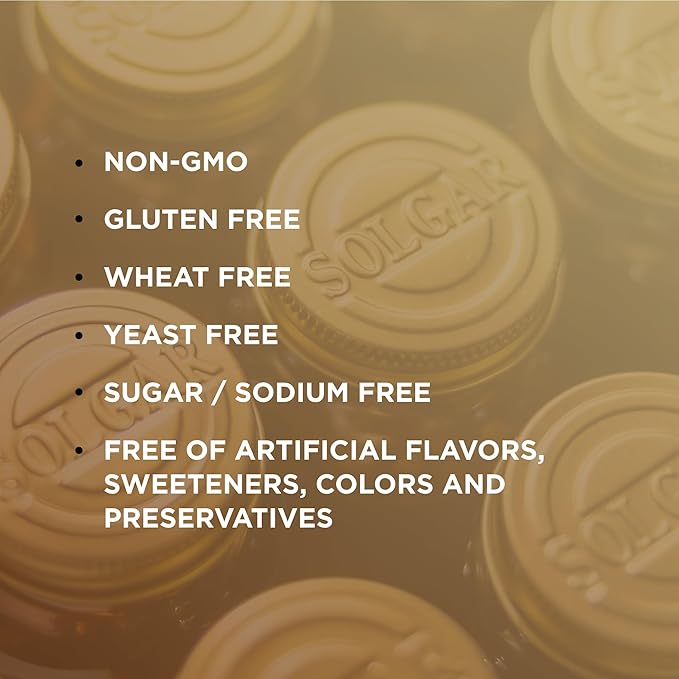 Solgar Red Yeast Rice 600 mg - 60 Vegetable Capsules - Non-GMO, Vegan, Gluten Free, Dairy Free, Kosher - 30 Servings
