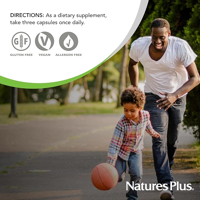 NaturesPlus Cal/Mag Citrate - 90 Vegetarian Capsules - 500 mg Calcium, 250 mg Magnesium - Supports Healthy Bones, Muscle & Nerve Function - 30 Servings