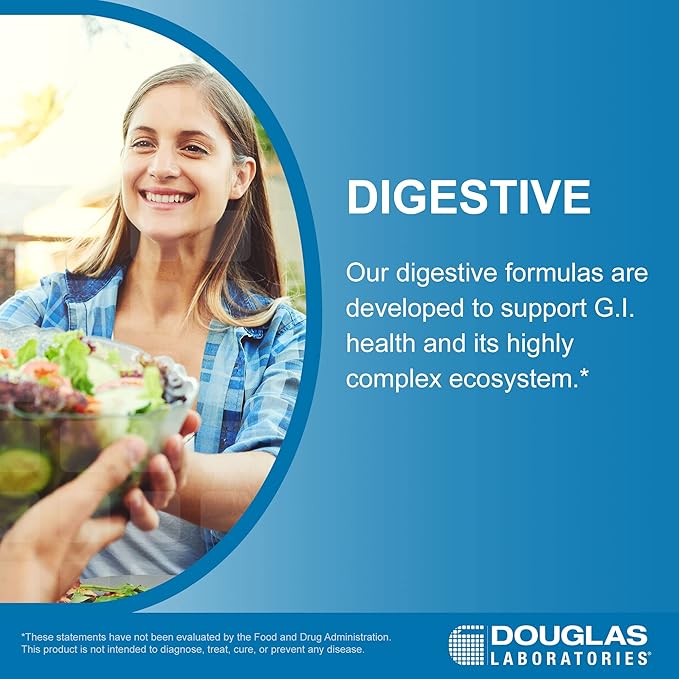 Douglas Laboratories Ultrazyme (Polyphasic Enzyme Complex) | Active Digestive Enzymes to Support Protein and Carbohydrate Digestion* | 180 Tablets