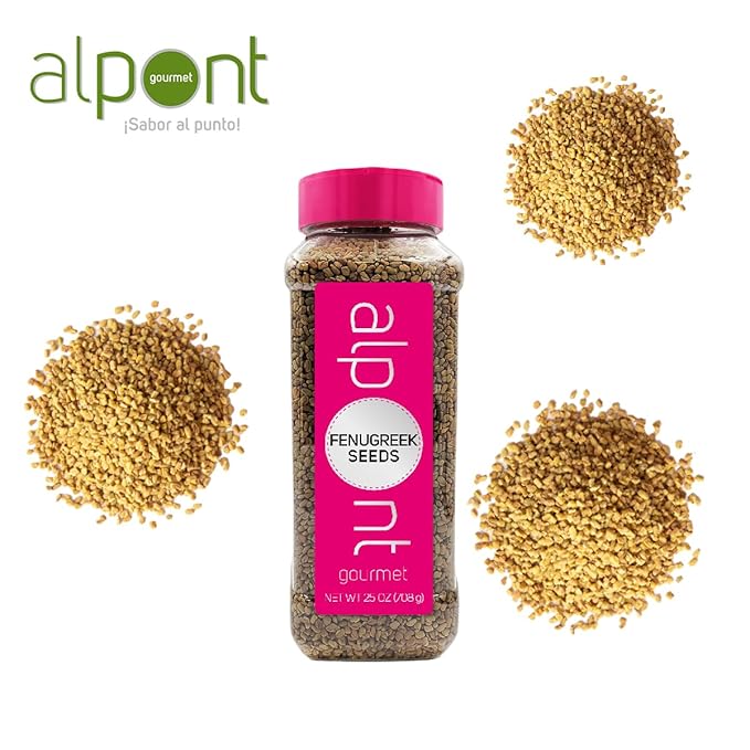 ALPONT GOURMET Fenugreek Seeds 25oz (708g), All Natural, Non-GMO, Packed To Keep It Fresh, Premium Quality