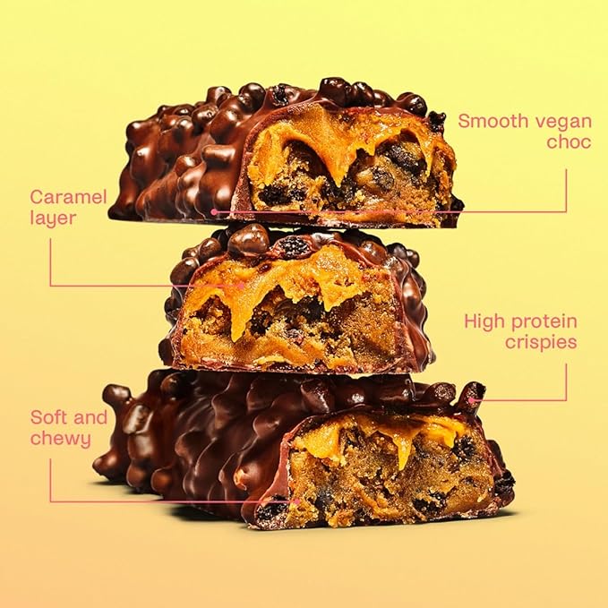 Misfits Vegan Protein Bars, Cookie Butter - Updated Recipe | Plant Based, Low Sugar & Carb, High Fiber Snacks | Pack of 15
