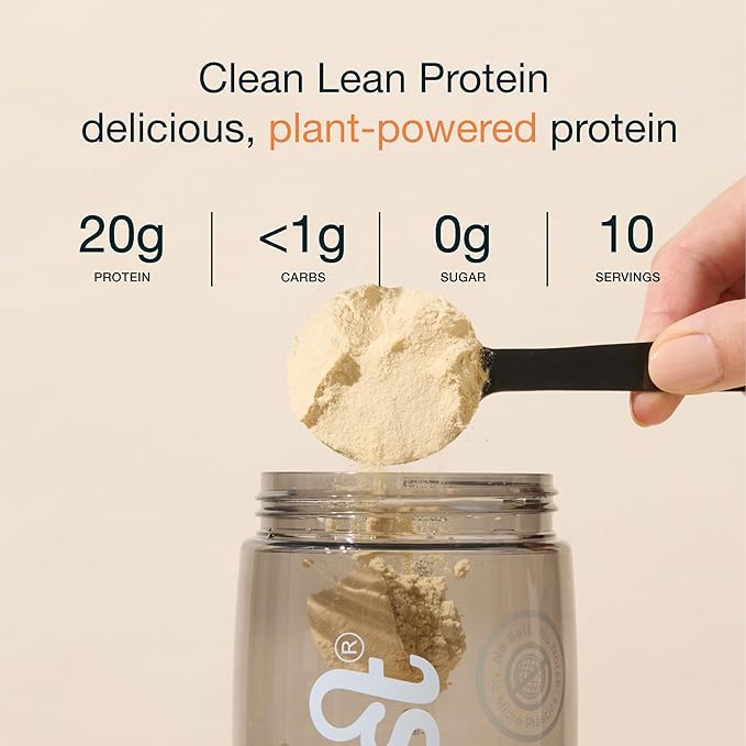Nuzest - Vegan Pea Protein Powder - Clean Lean Protein, Premium Plant Based Protein Powder, Dairy Free, Gluten Free, GMO Free Protein Shake (10 Servings (Pack of 1), Strawberry)