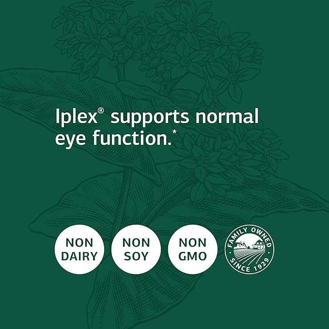 Standard Process Inc. Iplex - Whole Food Vascular Supplement, Eye Health and Eye Support with Shiitake Mushroom, Phosphoric Acid, Rice Bran, Organic Carrot, Arrowroot Flour, Alfalfa - 150 Capsules
