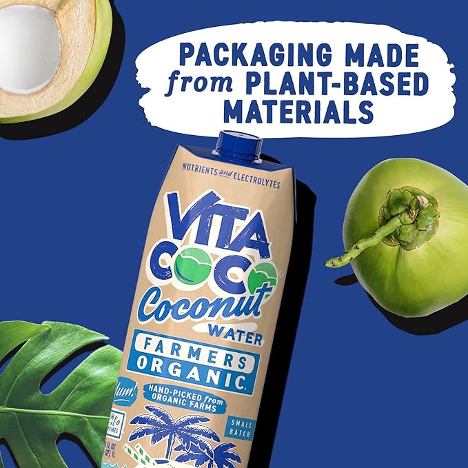 VITA COCO Organic Coconut Water, 33.8 FZ