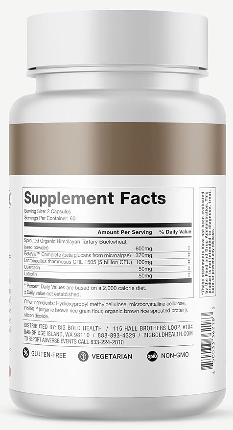 Microbiome Rejuvenate™ - 2 Month Supply - is Powered with Sprouted Himalayan Tartary Buckwheat, Combining prebiotics, probiotics, and phytonutrients to Help with Gut Health and Immune Resilience..
