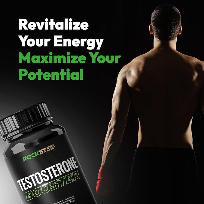 Testosterone Booster Men Supplement - Male Enhancing Support with Tribulus Terrestris Tongkat Ali Fenugreek - Stamina Energy Test Boost Capsules for Muscle Growth Body Building Workout