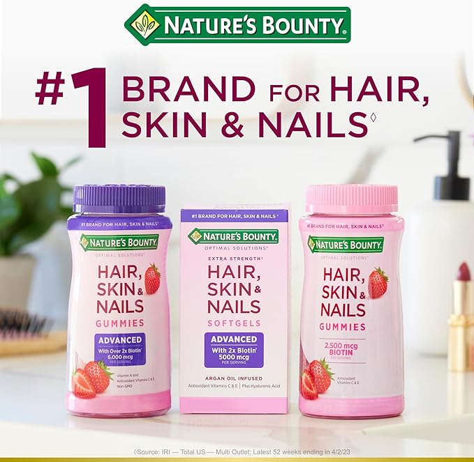 Nature's Bounty Optimal Solutions Advanced, 80 Strawberry Gummies
