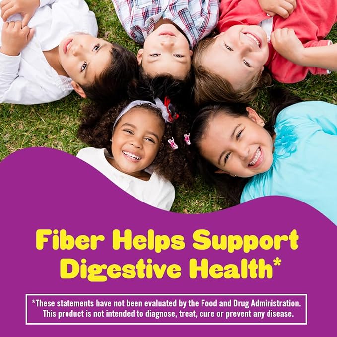 Flintstones Vitamins Chewable Kids Vitamins, Complete Multivitamin & L’il Critters Fiber Daily Gummy Supplement for Kids, for Digestive Support, Berry and Lemon Flavors, 90 Gummies