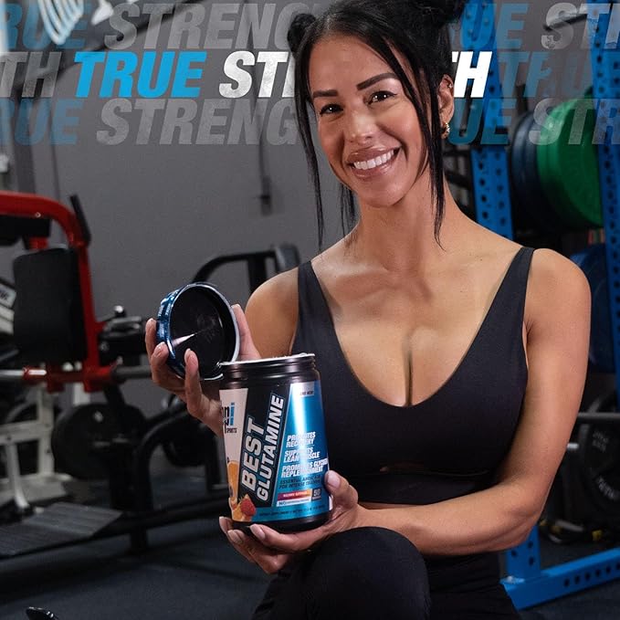 BPI Sports Best Glutamine - Essential Amino Acid for Intense Training with L-Glutamine - Post-Workout Recovery and Muscle Support - Berry Citrus, 14.1 oz