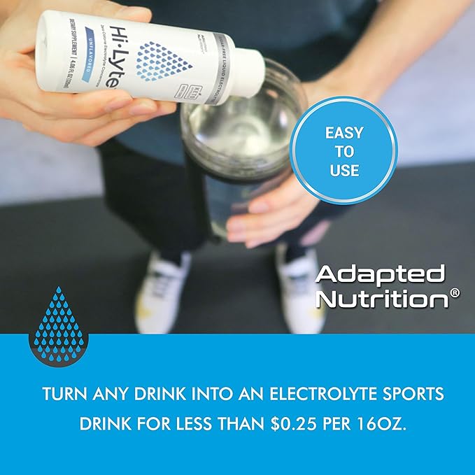 Hi-Lyte Sugar Free Electrolytes for Rapid Hydration, Fasting and Immune Support (3 Bottles, 144 Servings) | NO Calories | 20%+ More Potassium, Magnesium & Zinc