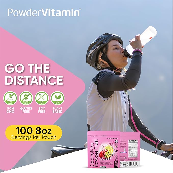 Electrolytes Powder Plus (50 Servings) Raspberry Lemonade Electrolyte Powder Zero Calorie Keto, 0 Sugar, No Maltodextrin,1000mg Potassium,120mg Calcium,120mg Magnesium, Hydration Powder