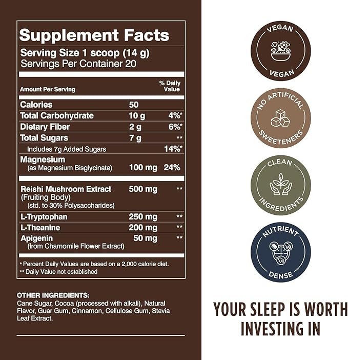 Focus + Calm + Frother Bundle – Nootropic Coffee Creamer & Cinnamon Cocoa Sleep Drink – Day-to-Night Wellness Stack for Energy, Clarity & Restful Sleep – Vegan, Clean Ingredients