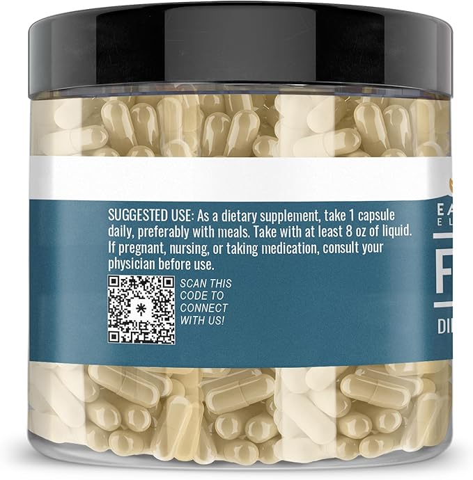 Earthborn Elements Fenugreek Seed 200 Capsules, Pure & Undiluted, No Additives