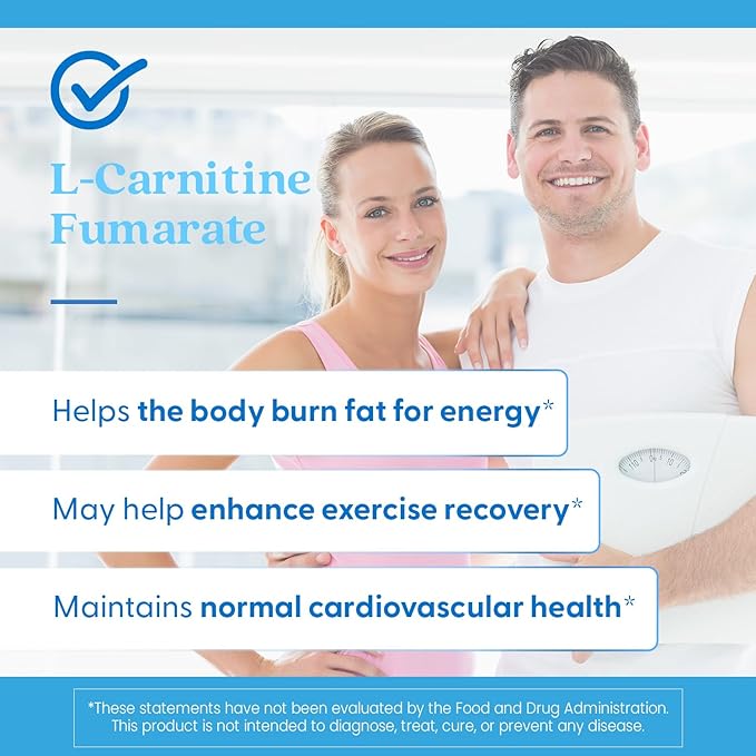 Doctors BEST L-Carnitine Fumarate from Biosint, Helps Burn Body Fat, Non-GMO, Gluten Free, Soy Free, Vegan 180 Veggie Caps