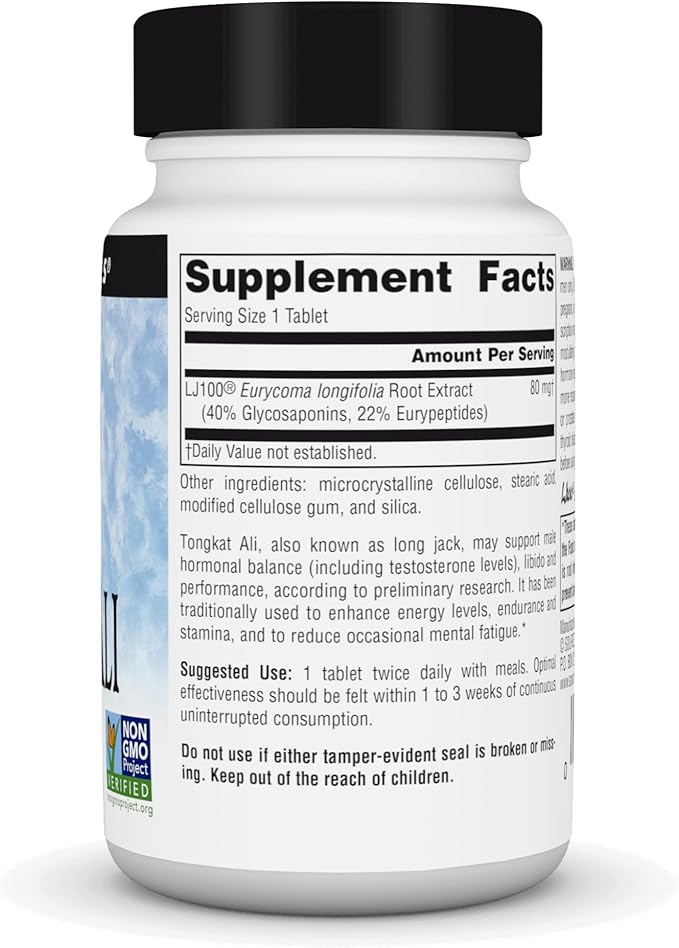 Source Naturals Tongkat Ali Male Libido Tonic* - 60 Tablets