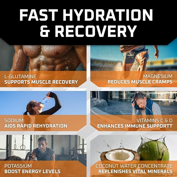 New Age Performance Hydration Packets, Electrolytes Powder Liquid Enhancer for Dehydration Relief, L-Glutamine Amino Acids for Muscle Workout Recovery, Sugar Free, 0 Calorie, 16 Pack (Peach Pineapple)
