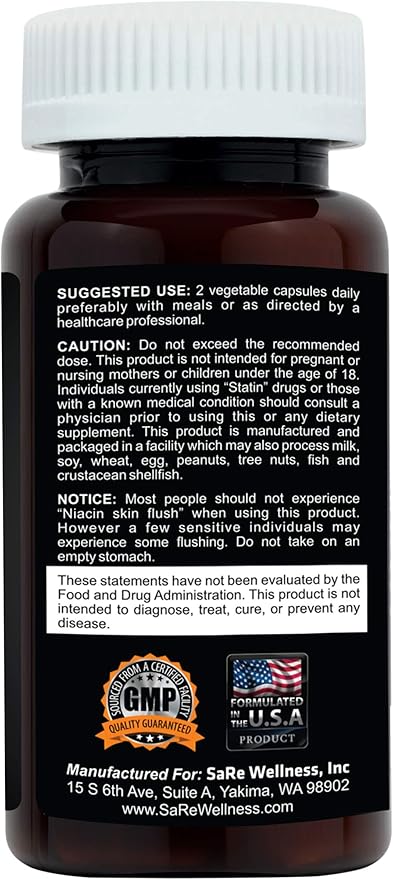Clinical Daily Cholesterol Care Supplement. Vegan Cholesterol and Triglyceride Supplements. Plant Sterols Supplements Cholesterol Support with Guggul, Garlic, Niacin. 60 Capsules