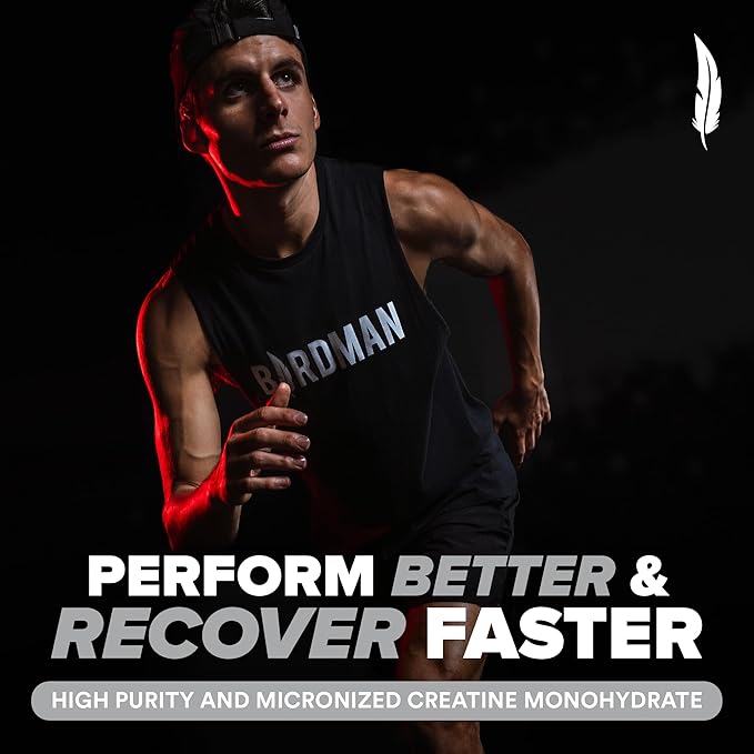 Micronized Creatine Monohydrate Powder, Muscle Recovery, Caffeine Free, Creatine Pre Workout, Vegan, Post Workout, Gluten Free, Sugar Free | 80 Servings (5 Grams Each) | 0.8lb