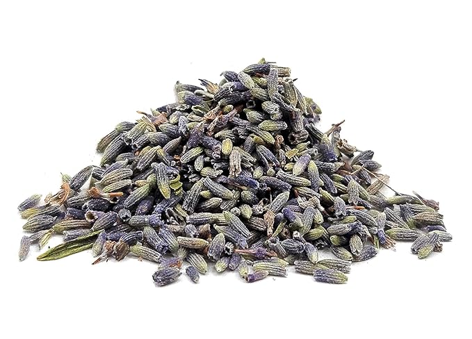 The Spice Way Lavender Flowers - (2 oz) dried flower buds for tea and culinary use - Culinary Lavender Buds - Dried Edible Lavender for Drinks, Chicken, Lavender Tea and More Dried Lavendar Recipes
