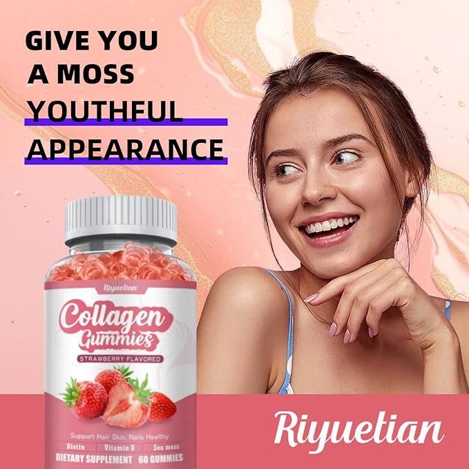 2 Pack Collagen - Hydrolyzed Collagen Peptides with Biotin, Collagen for Supports Healthy Skin, Strong Nails & Thick Hair - Non-GMO & Gluten Free Complex Supplement - 120 Vegan