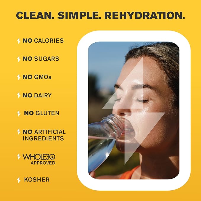 Sugar-Free Electrolyte Supplement for Hydration and Immune Support - 8 Pack, 320 Servings - Keto Friendly - Zinc and Magnesium for Rapid Rehydration, Workout, Muscle Recovery, Energy - Vegan