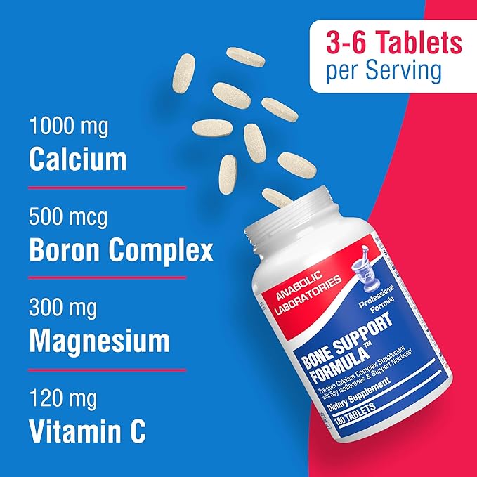 Clinical Calcium Complex Bone Supplement - Restorative Calcium Magnesium Zinc D3 Supplement for Bone Health Strength & Density Support with Antioxidant Bioflavonoids - High Absorption - 30 Servings