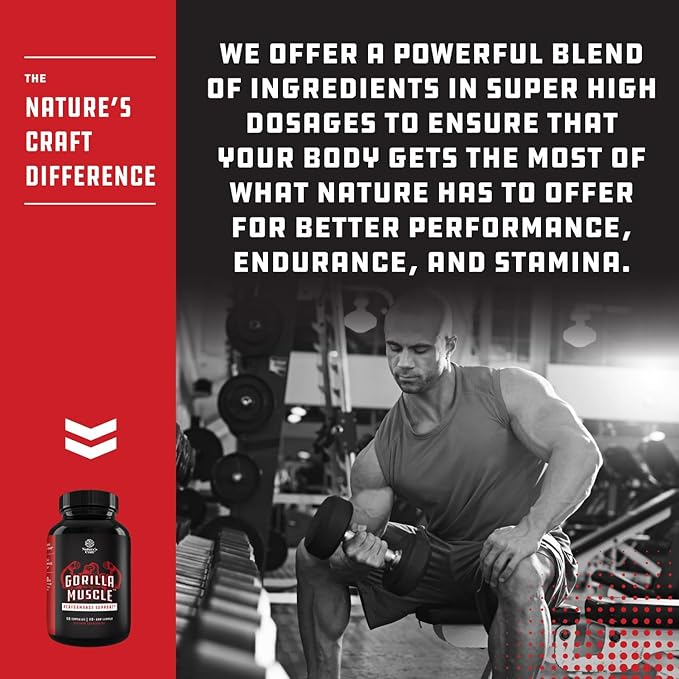 Extra Strength Testosterone Booster for Men - Natural Testosterone Supplement for Men with Horny Goat Weed Maca Root Tongkat Ali and Saw Palmetto Extract for Muscle Enlargement Stamina and Strength