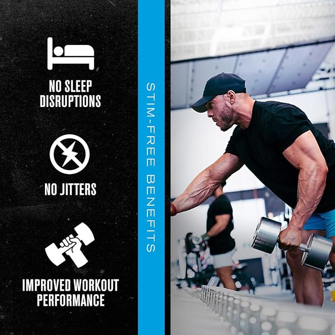 Jacked Factory Nitric Surge Stim Free Pre Workout Powder - Caffeine-Free Nitric Oxide Supplement w/Con-Cret Creatine, L Citrulline, & GlycerSize Glycerol - Cherry Kiwi, 30 Servings